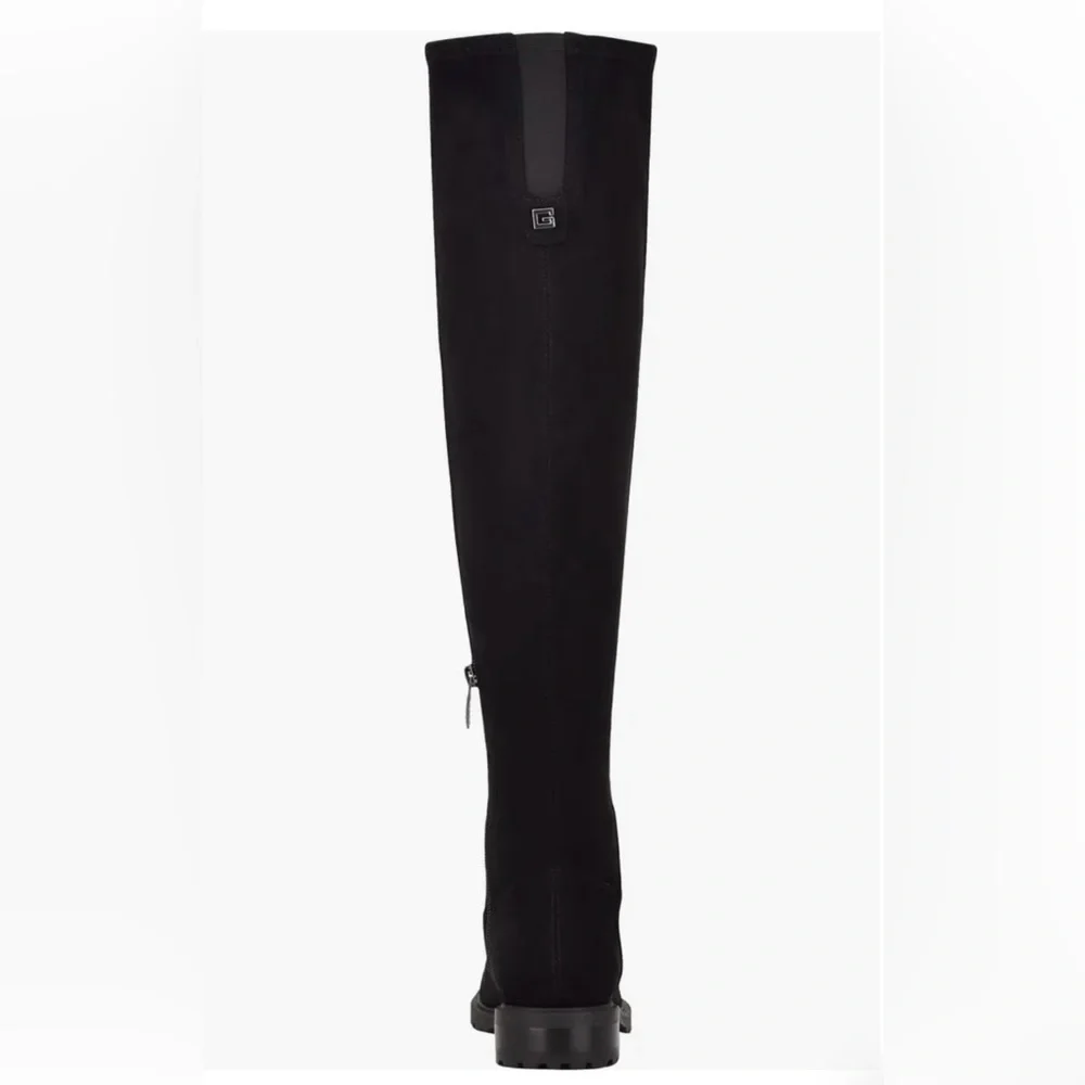 Guess Remont 2  Black Faux Suade Over the Knee Boots
